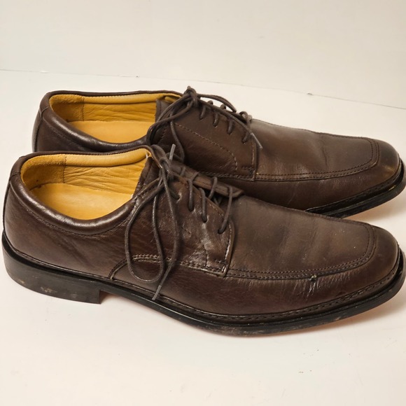 Florsheim Imperial Mens 9D Leather Brown  Dress Shoe‎ - Picture 3 of 9